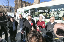El nou bus híbrid de Sabadell es presenta en societat 